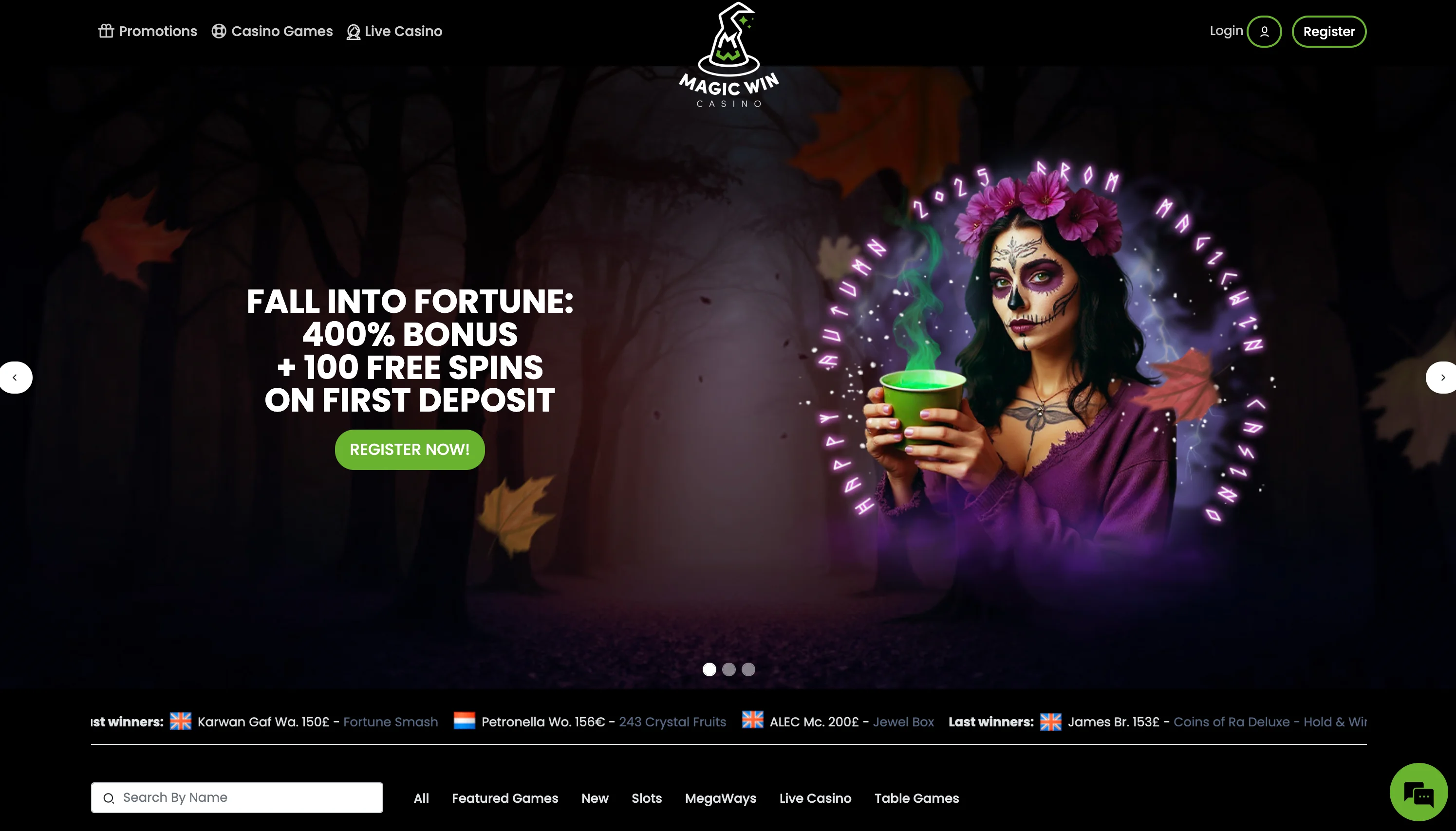 Magic Win Casino Screenshot